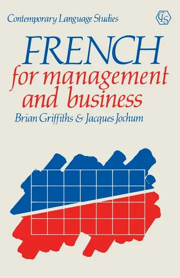 Cover of French for Management and Business
