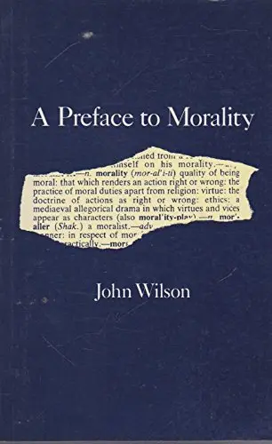 Cover of A Preface to Morality