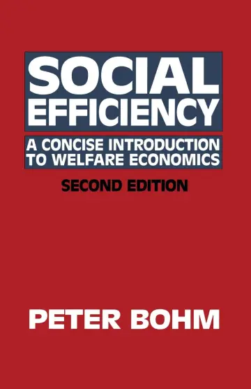 Cover of Social Efficiency