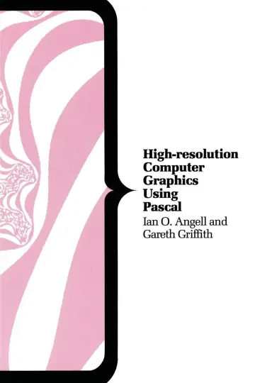 Cover of High Resolution Computer Graphics Using PASCAL