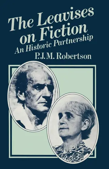 Cover of The Leavises on Fiction