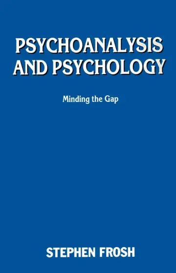 Cover of Psychoanalysis and Psychology