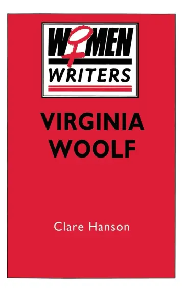 Cover of Virginia Woolf