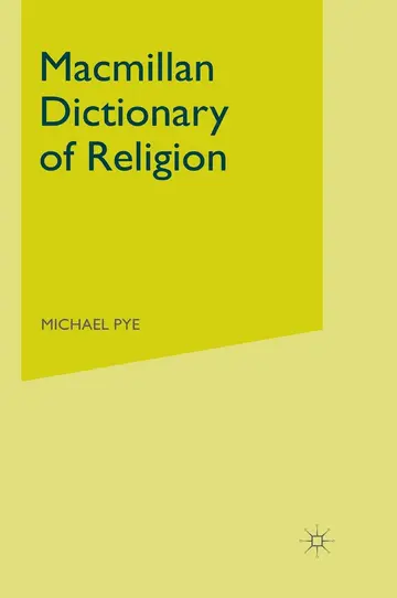 Cover of Macmillan Dictionary of Religion