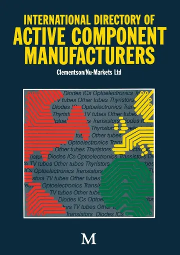 Cover of International Directory of Active Component Manufacturers