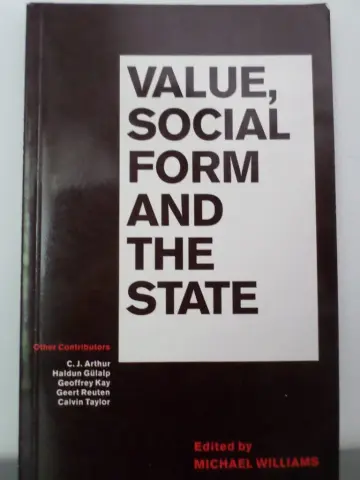 Cover of Value, Social Form and State