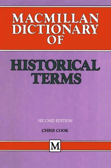 Cover of Dictionary of Historical Terms