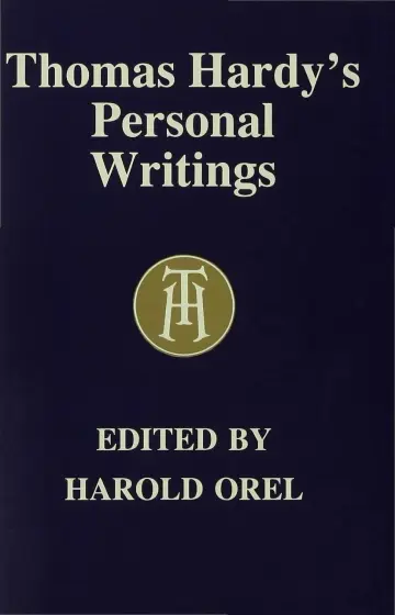 Cover of Thomas Hardy's Personal Writings