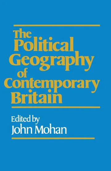 Cover of The Political Geography of Contemporary Britain
