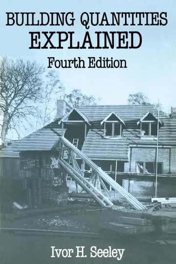 Cover of Building Quantities Explained
