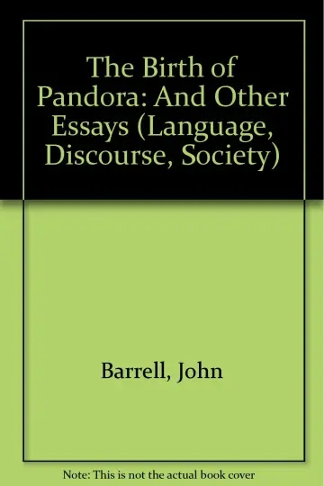 Cover of The Birth of Pandora