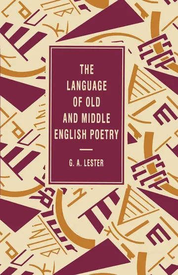 Cover of The Language of Old and Middle English Poetry