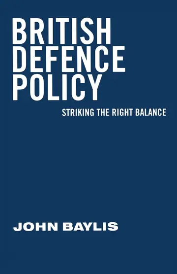 Cover of British Defence Policy