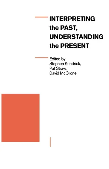 Cover of Interpreting the Past, Understanding the Present