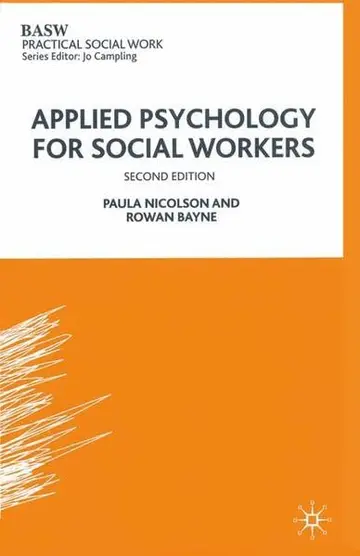 Cover of Applied Psychology for Social Workers