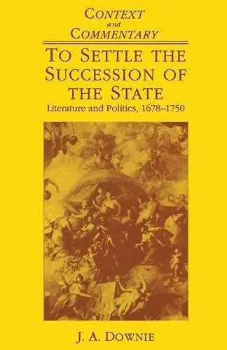 Cover of To Settle the Succession of the State