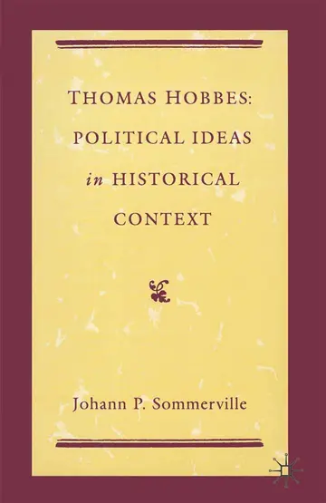 Cover of Thomas Hobbes