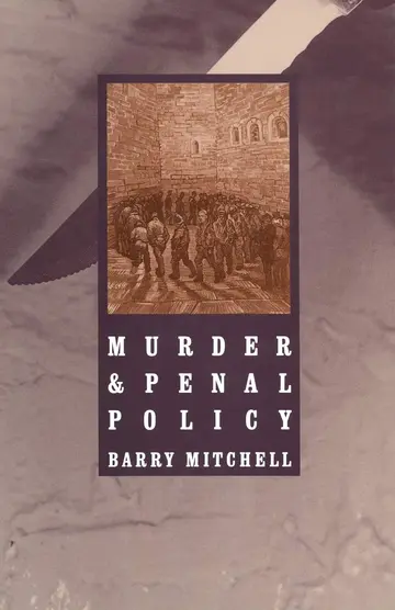 Cover of Murder and Penal Policy