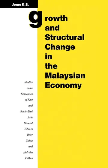 Cover of Growth and Structural Change in the Malaysian Economy