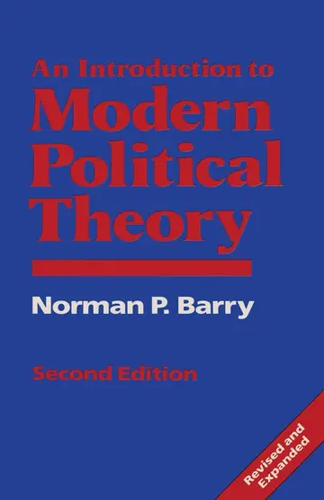 Cover of An Introduction to Modern Political Theory