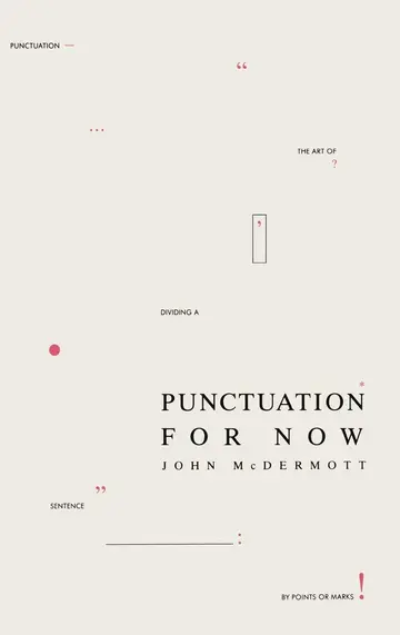 Cover of Punctuation for Now