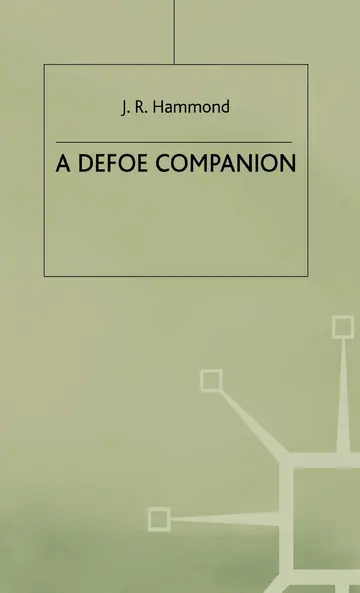 Cover of A Defoe Companion