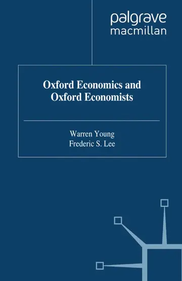 Cover of Oxford Economics and Oxford Economists