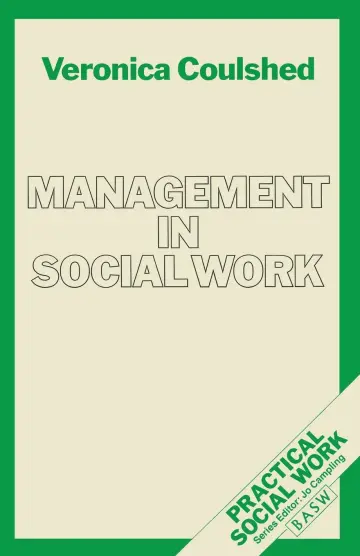 Cover of Management in Social Work (British Association of Social Workers (BASW) Practical Social Work S.)