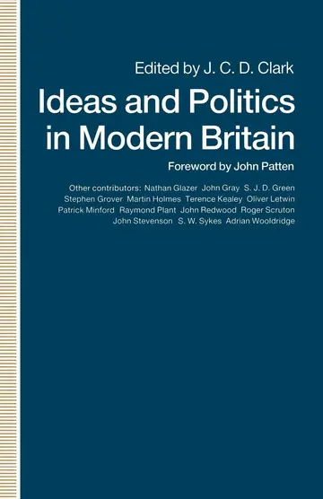 Cover of Ideas and Politics in Modern Britain