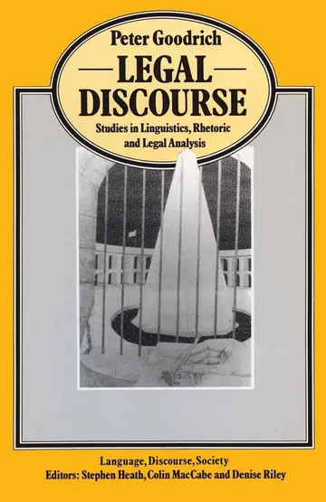 Cover of Legal Discourse