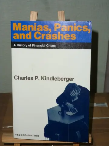 Cover of Manias, Panics and Crashes