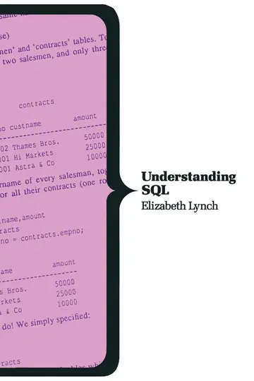 Cover of Understanding SQL