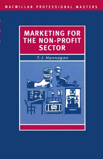 Cover of Marketing for the Non-Profit Sector