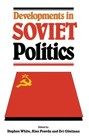Cover of Developments in Soviet Politics