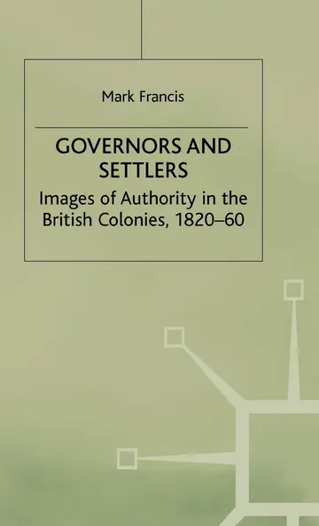 Cover of Governors and Settlers
