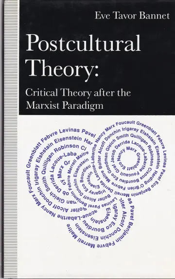 Cover of Postcultural Theory