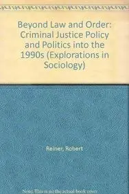 Cover of Beyond Law and Order
