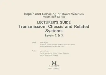 Cover of Transmission, Chassis and Related Systems