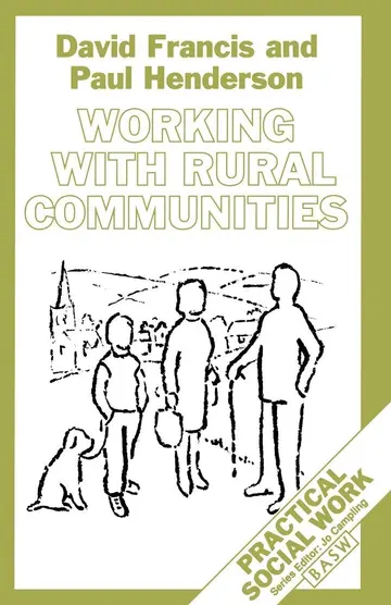 Cover of Working with Rural Communities