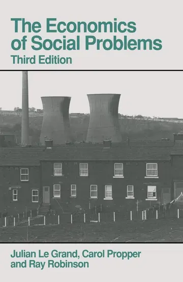 Cover of The Economics of Social Problems