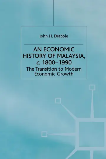Cover of An Economic History of Malaysia, c.1800-1990
