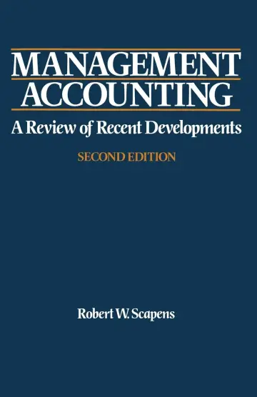 Cover of Management Accounting: A Review of Recent Developments