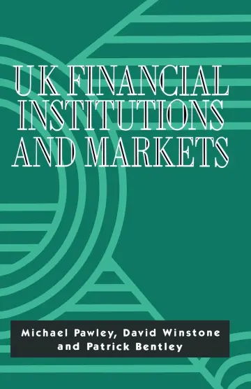 Cover of United Kingdom Financial Institutions and Markets