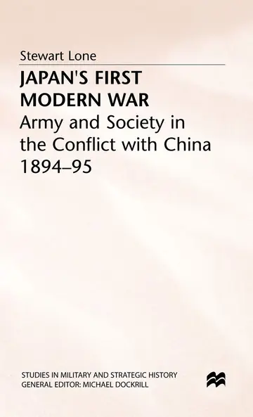 Cover of Japan's First Modern War