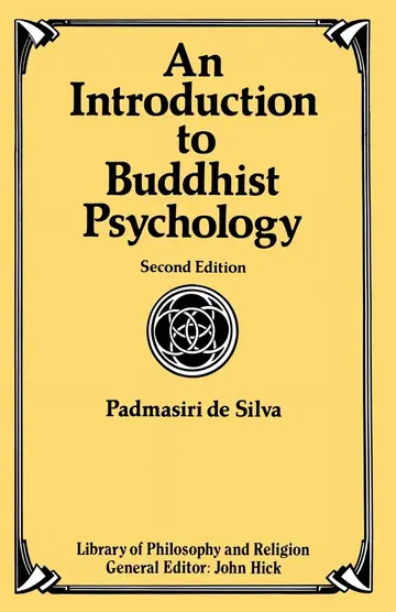 Cover of An Introduction to Buddhist Psychology