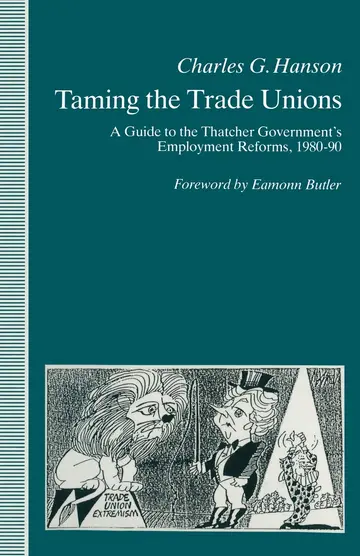 Cover of Taming the Trade Unions