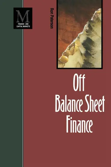 Cover of Off Balance Sheet Finance