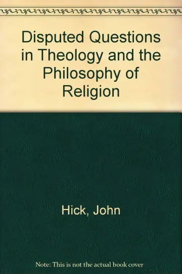 Cover of Disputed Questions in Theology and the Philosophy of Religion
