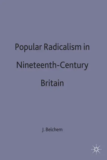 Cover of Popular Radicalism in Nineteenth-century Britain