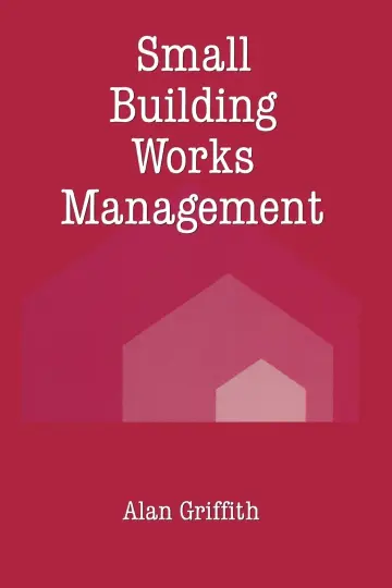 Cover of Small Building Works Management